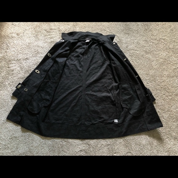 George Cotton Trench coat jacket size M Classic - Picture 6 of 12